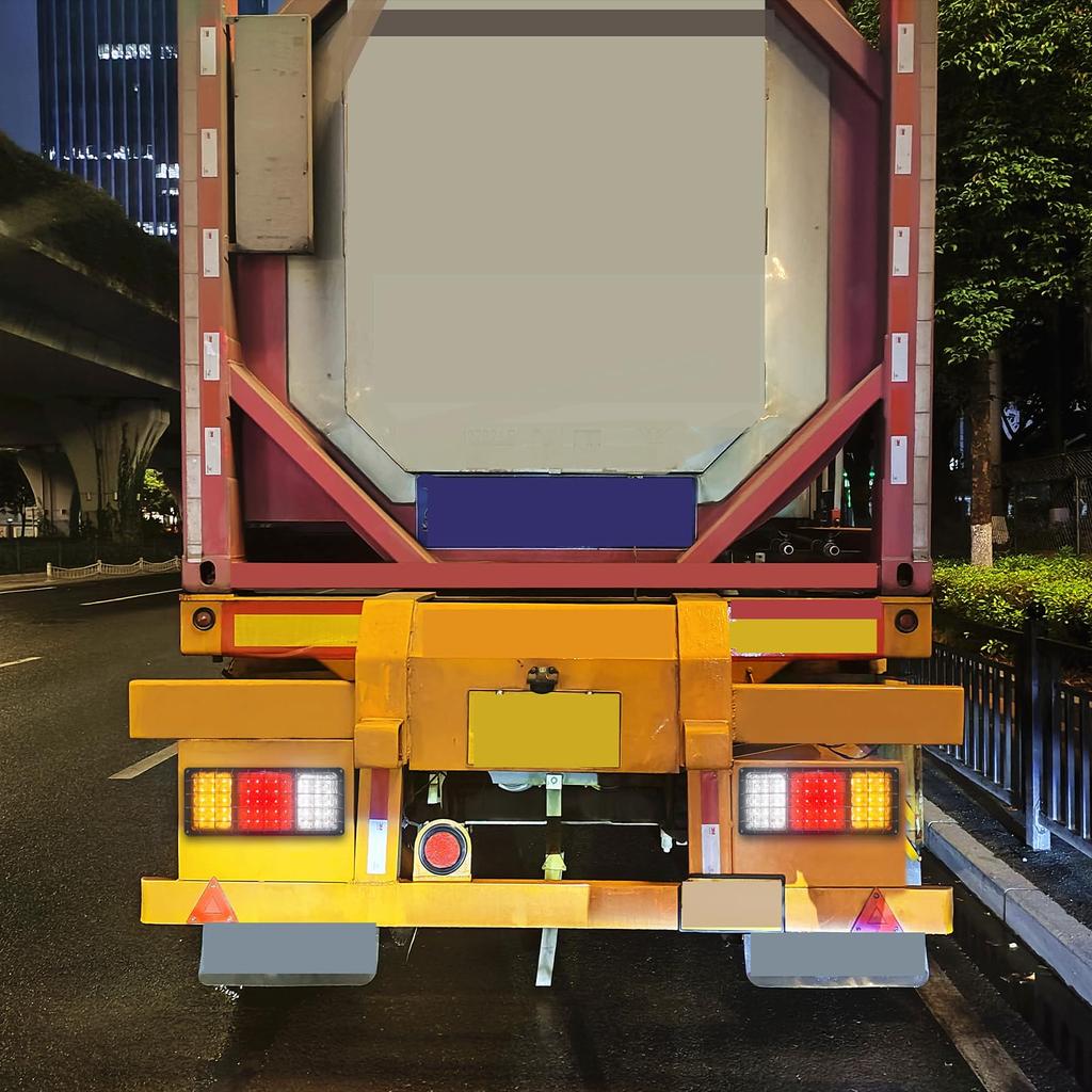 Biqing Truck Tail 24V IP65 LED Trailer Tail Compatible with 2-Piece Lights, Waterproof, High-Brightness Lights, 24V/12V