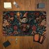 Tapis de Souris Tapis de Jeu Rétro Floral Gobelin Sorcier 24"X14" MTG TCG Tapis de Bureau pour Travail Jeu PC Ordinateur Portable Tapis Tapis de Souris