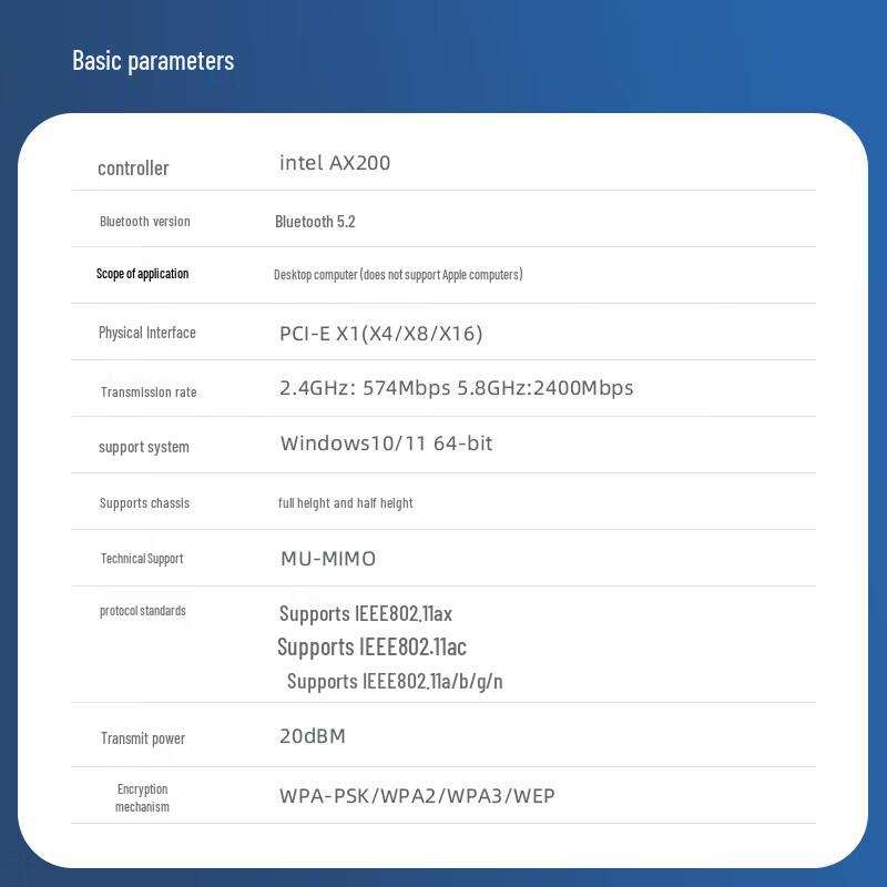 EB-LINK PCI-E Desktop Wireless Network Card (CN Version)