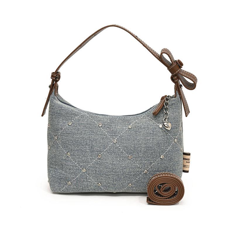 Jeans Achseltasche Damen Neue Modische Vielseitige Schulter Tragbare Eimerbeutel