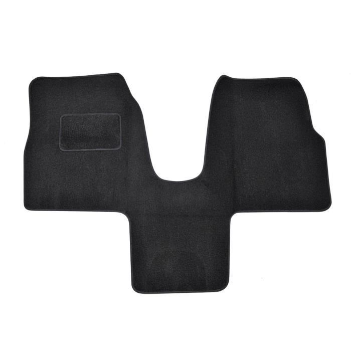 Tapis de sol - Kia - Carnival 1999-2006 - Velours noir - 4 pièces - Antidérapant et imperméable