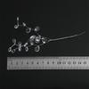 Water Drop Bridal Tiara Crystal Flower Crystal Bud Branches Artificial Bouquet Craft Decoration