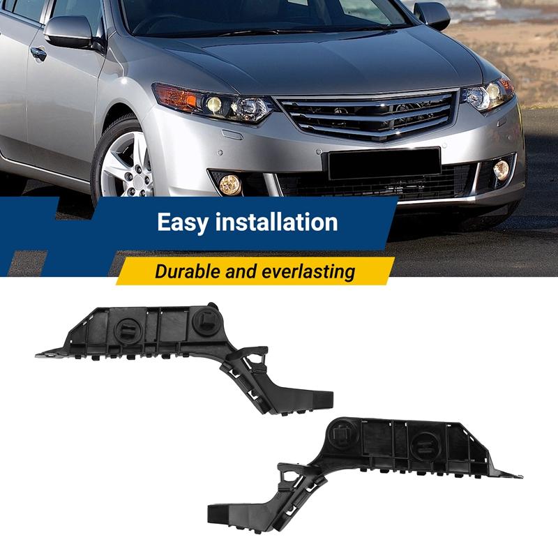 For Honda Accord ACURA TSX 2004-2008 Left+Right Front Bumper Spacer Bracket air256