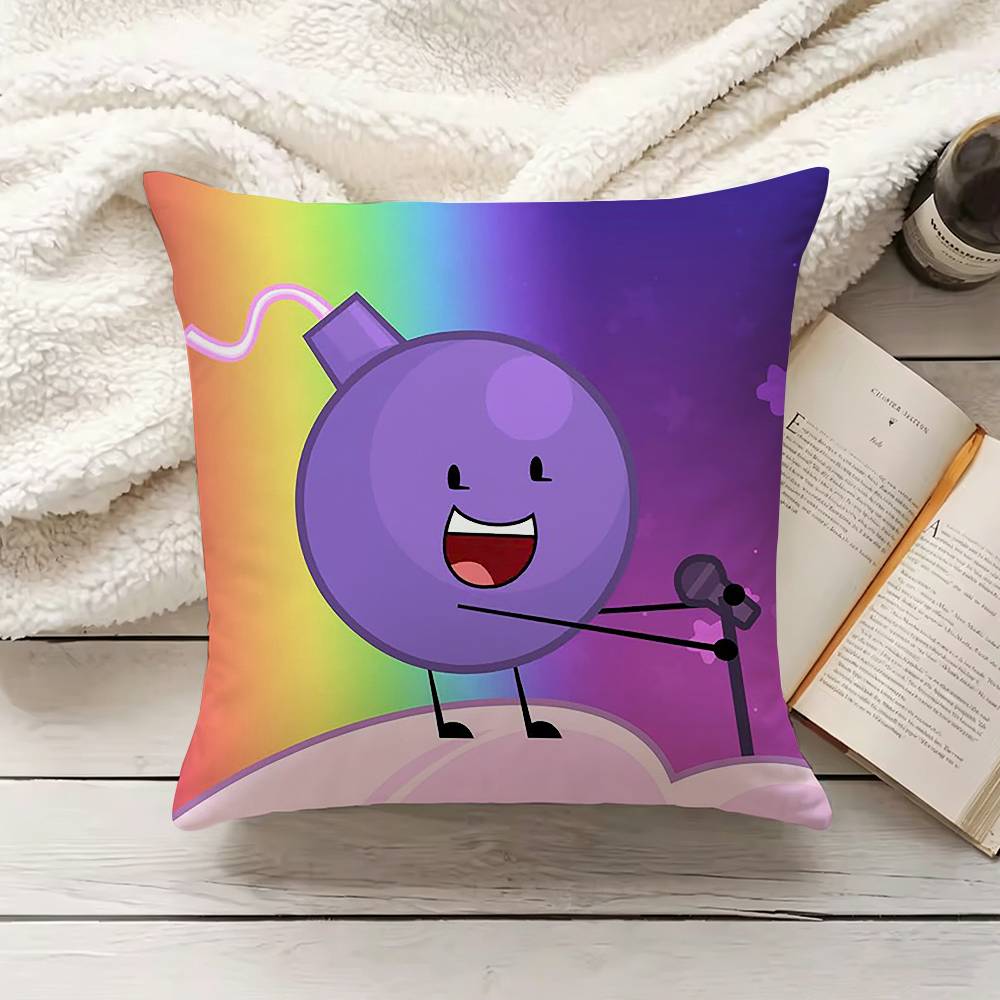 BBattle for Dream IIsland BFDI Pillow Case Living Room Sofa Cushion Cover Suitable For Home Bedroom Room Decoration