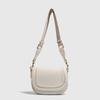 2026 New Style Spanish Women's Saddle Bag: Magnetic Flap, Stitch Detail, Versatile Single Shoulder or Crossbody