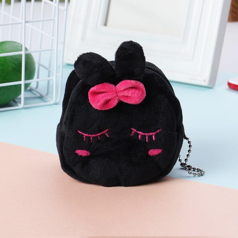 Kawaii Cat Money Wallet Purse Bag Cute Girl Coin Purse Women Cartoon Lovely Children Change Plush Coin Pouch Pocket Gift