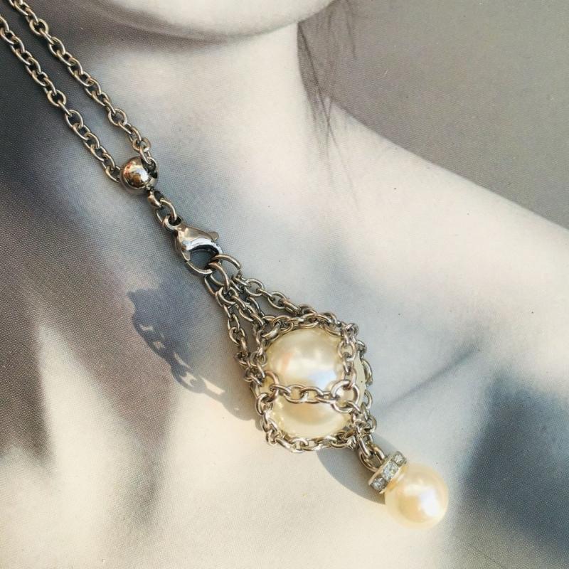 Natural Crystal Holder Necklace Colorful Stone Mesh Pocket Pendant Choker Adjustable Chain Neckchains for Women Girl