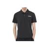 Adidas Solid Color Casual Sports Polo Shirt Men Tops Black JD1434