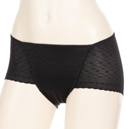 Atsugi Shefree Lightweight Sanitary Shorts with Flower Diamond Pattern and Hem, 87318AS