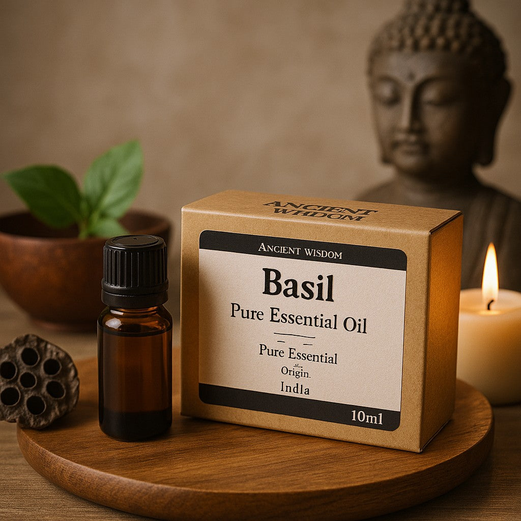 10ml Basil Essential Oil Unbranded Label