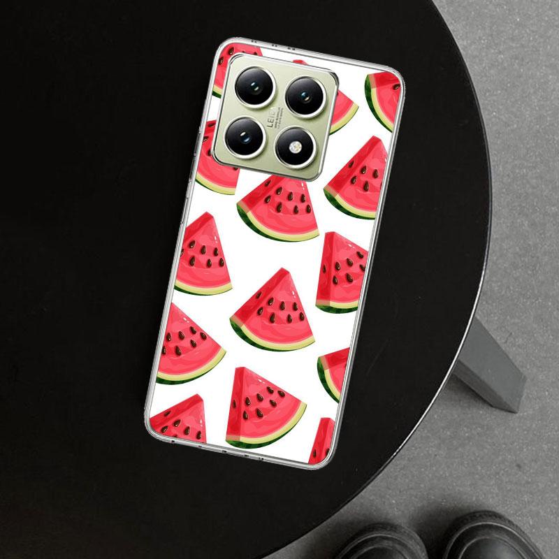 Watermelon Summer Fruit Phone Case Cover for Xiaomi Redmi Note 15 14 13 12 11 Pro Plus 14S 12S 11S 11T 11E 10S 10 Customized Fun