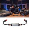 Professioneller Audios Ground Loop Noise Isolator Beseitigt Brummen Surren Rauschen für Studio Heimkino Aufnahmesysteme