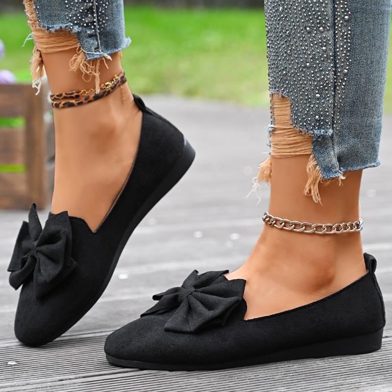 Fashion 2024 Summer New Women Pointed Toe Flats Shoes Mouth Breathable Comfortable Sneakers Women Casual Wear-resistant Non-slip Loafers