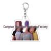 Kpop Demon Hunter Girl Group Keychain: Lumi, Zoe, Mira & Qin Yu Cute Acrylic Schoolbag Pendant
