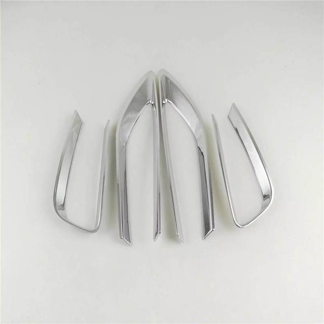 Car Styling Sticker for Renault Koleos 2017 2018 Abs Chrome Taillight Cover Decorative Frame Car Accessories Moulding Trim