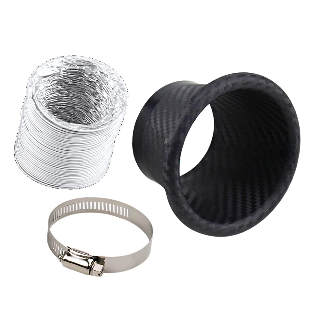 

Air Duct, General Purpose Air Intake Duct, Air , Car Aluminum, Bellows, Air Funnel, чёрный