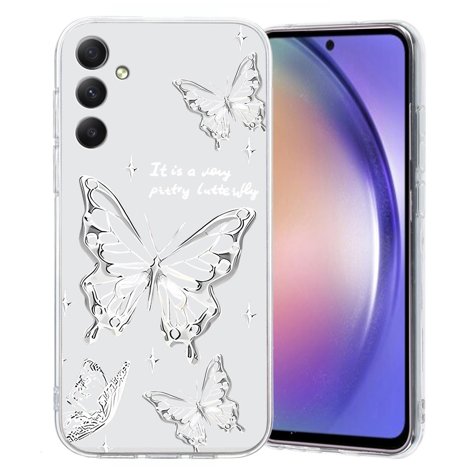 

Для Samsung Galaxy A14 5G ТПУ Чехол Чехол для мобильного телефона С принтом Butterfly