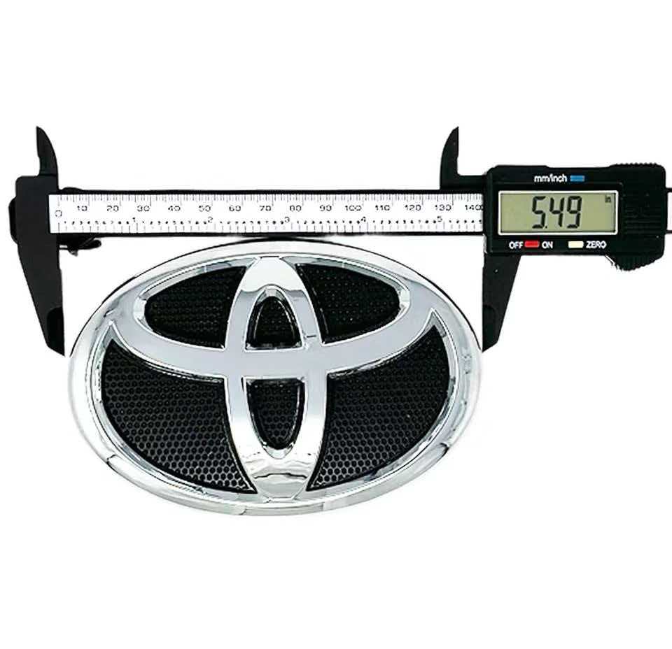CZM2 140mm Toyota Corolla Emblem Front Grill 2009 2010 2011 2012 2013 Premium Adhesive 1.8L/2.4L 75311-02060 75301-02010 75312-02060