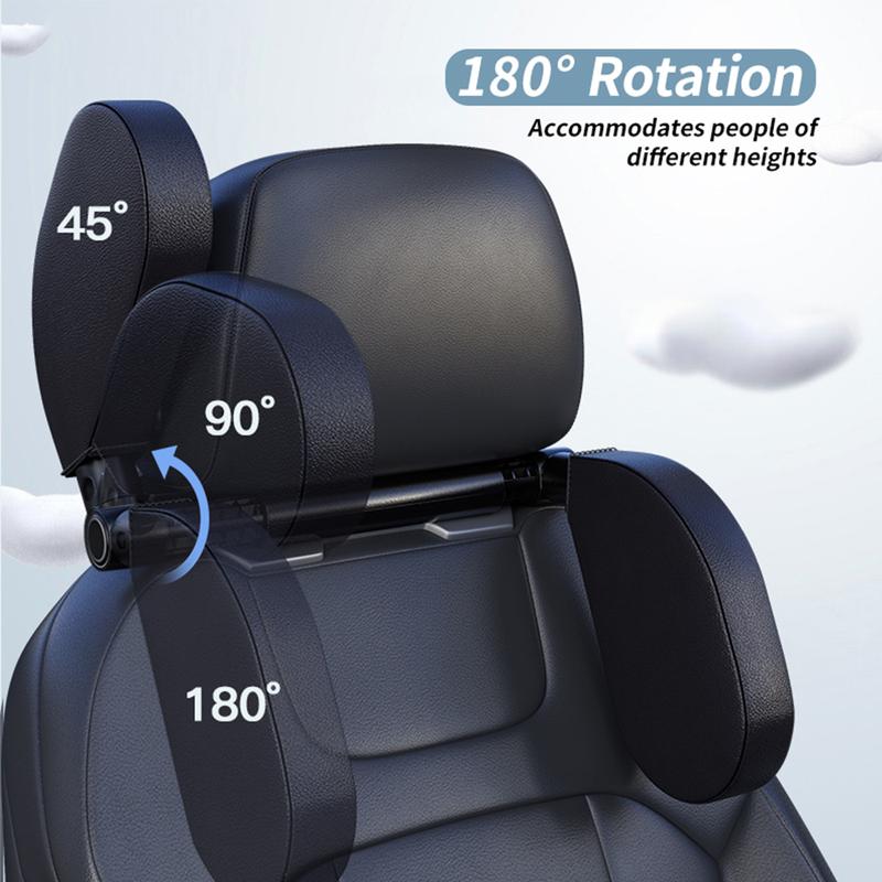 1Pc Adjustable Headrest Support Memory Sponge Neck Support Car Headrest Long Distance Travel Sleep Headrest Car Accessories