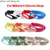 Silikon Welt Xiaomi Mi Band 5 Silikonarmband Sportarmband Uhr Silikon-Handgelenkband Für Miband 5 4 3 Armband Armband