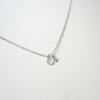 [Pre-owned] TIFFANY 925 Open Heart Pendant/Necklace/j70-7