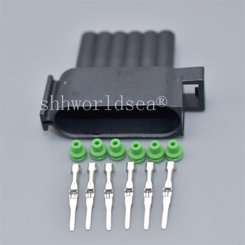 1Sets 6 Pin 4M51-9F836-BK Auto Accelerator Pedal Car Connector For Volvo For  Ford 1.6TDCI Accelerator Throttle Car 4M5T-14A464