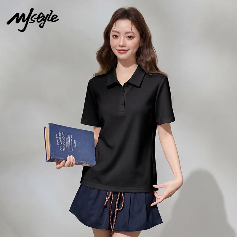 Женская пике-поло с коротким рукавом в стиле MJ M