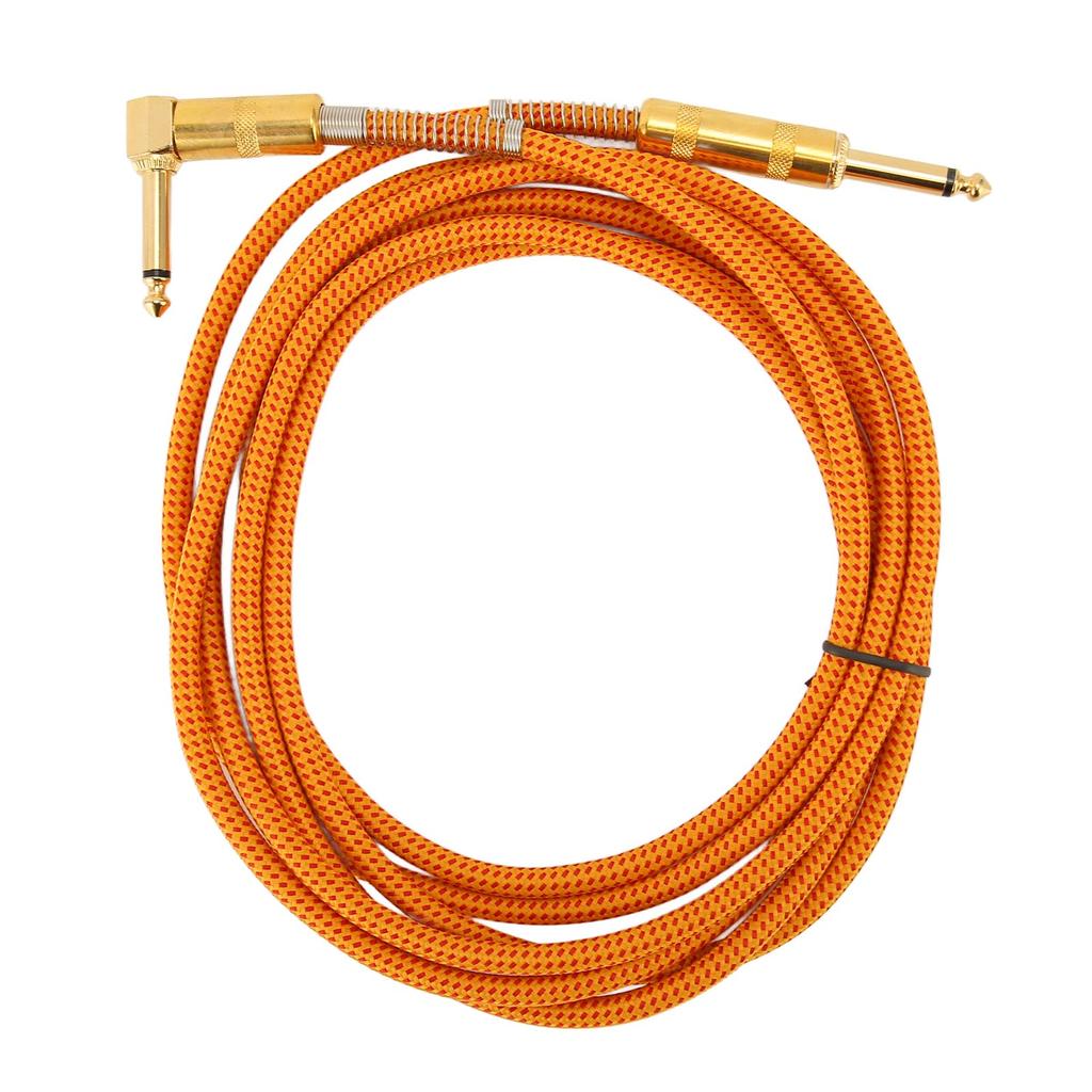 14 Inch Instrument Cable Straight 6.35mm Male Jack Stereo Sound Guitar Cable Bass AMP Cord for