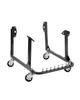 Engine Stand, 750 LBS (340 KG) Load Capacity Engine Motor Stand, Heavy-Duty Steel Motor Holder with 4 Swivel Casters and 4 Hook Positions