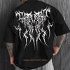 Line Wings Print Tshirts For Unisex Summer Casual Fashion Vintage Streetwear Loose Y2k Tops High Quality Oneck Short Sleeve Tees