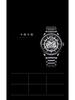 Popular Men's Black Warrior Hollow Mechanical Watch - Stylish, Waterproof, Luminous, Automatic