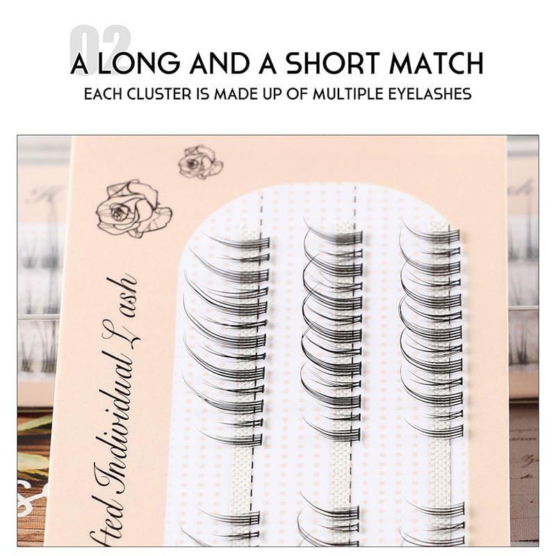 Lashie - Natural Wispy Cluster False Eyelashes (Various Designs)
