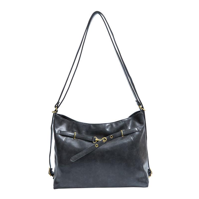 Large capacity simple bag women s 2026 new autumn casual fashion backpack women s commuter tote bag чёрный