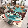 Do You Like Coffee? Carpet Living Room Decoration Carpet Suitable for Coffee Tables Floor Mats Bedrooms Balconies Soft Cushions
