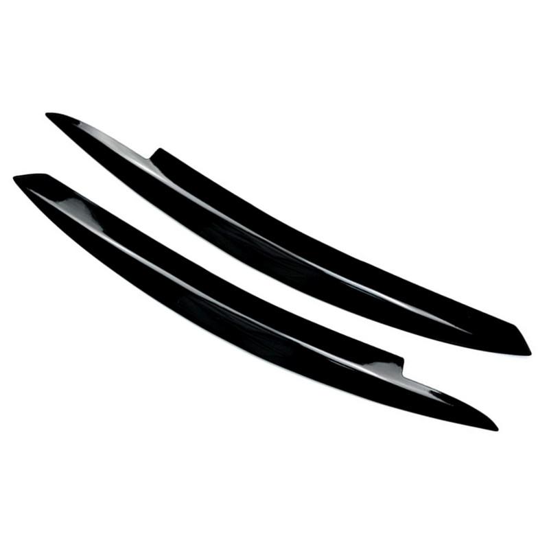 

ABS автомобильные фары, крышка для век, лампа для бровей, накладка, наклейка, подходит для Volkswagen VW Golf 6 MK6 2008-2013 авто чёрный