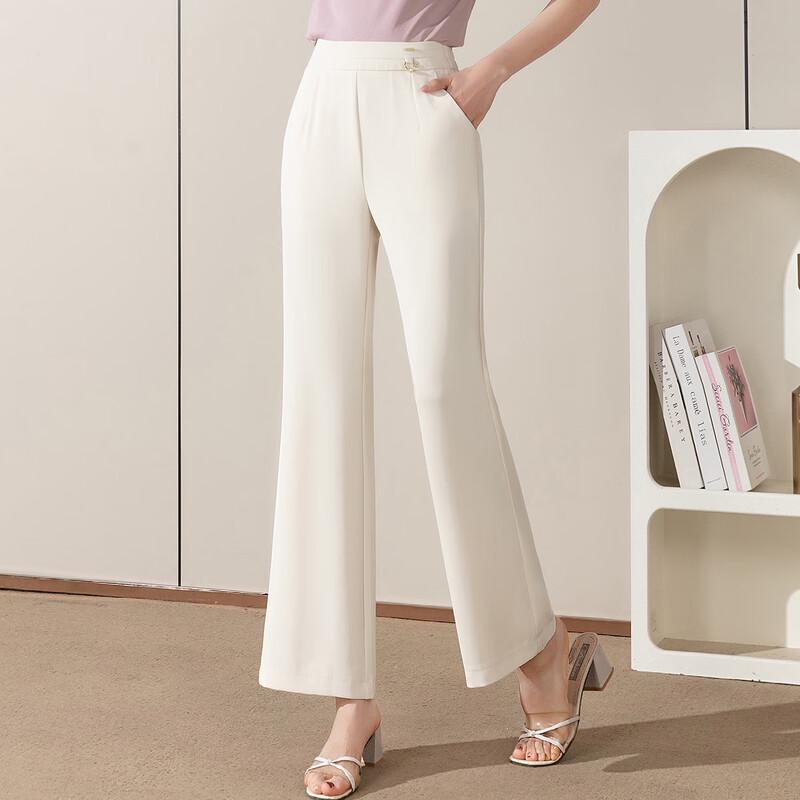 

Women s Casual Elastic Waist Flare Pants 3XL