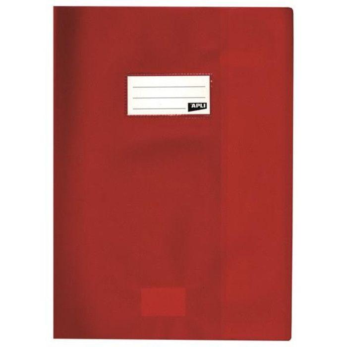 Protège-Cahier PVC 19/100 21x29,7 cm Rouge