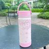 Insulated Water Bottle Floral Printed Stainless Steel Leak Proof Reusable for Office Women Girls Daily Drinking