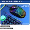 Ergonomic RGB Wired Lightweight Gaming Mouse with Hollow Design