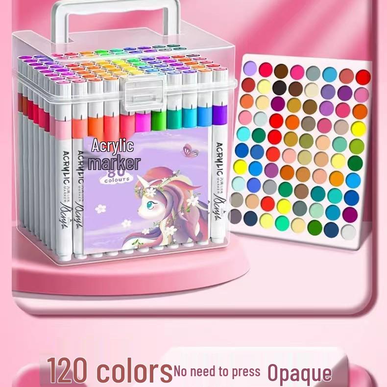 Marker akrylowy o dużej pojemności, odporny na rozmazywanie, do sztuki dziecięcej na ubraniach, butach i kapeluszach