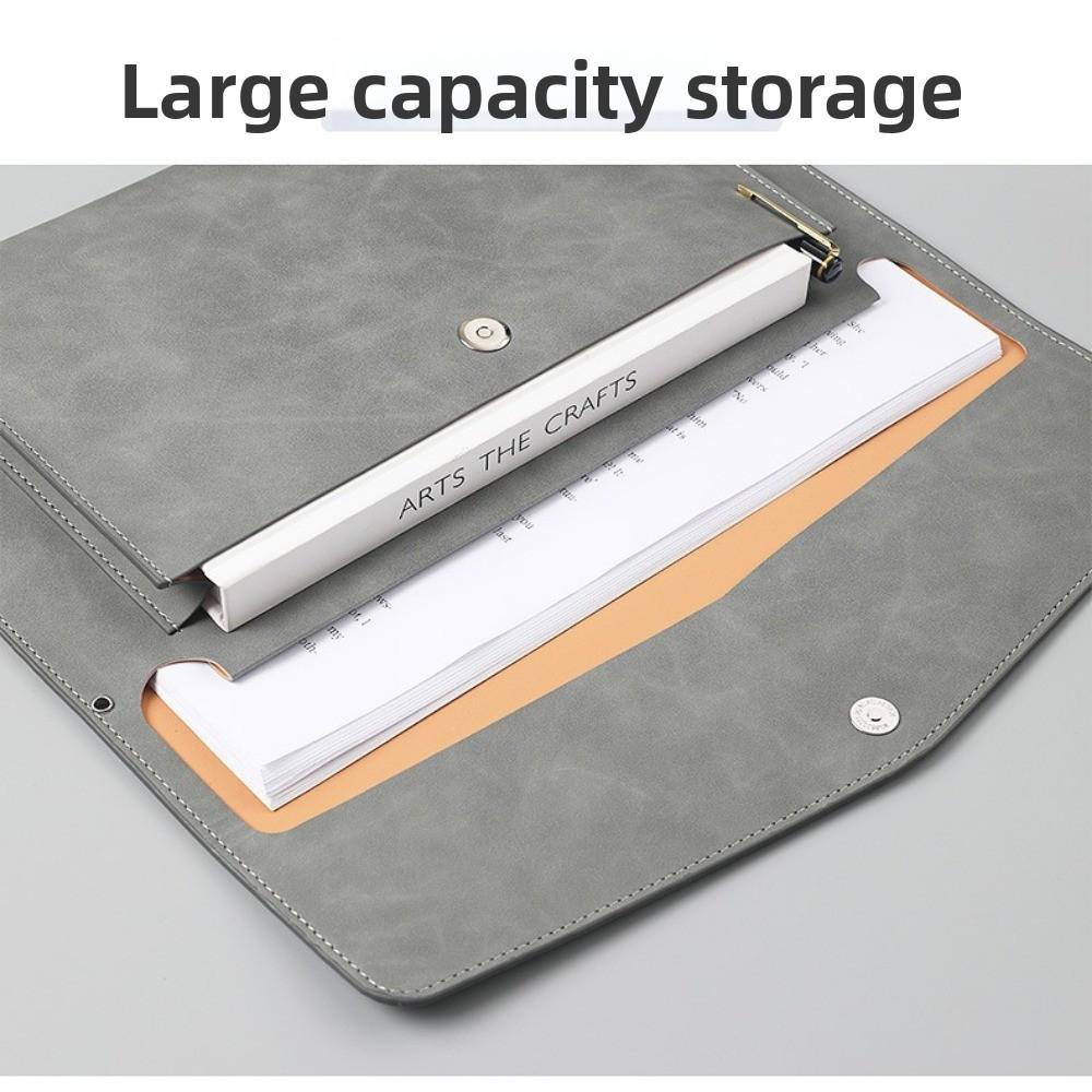 A4 Document Bag Large Capacity Business Briefcase Portable File Folder  Office Organizer