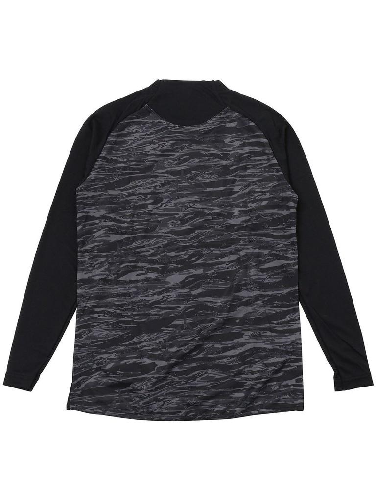 DESCENTE Junior Round Neck Long Sleeve Relaxed Fit Size 140 Shirt, Black,