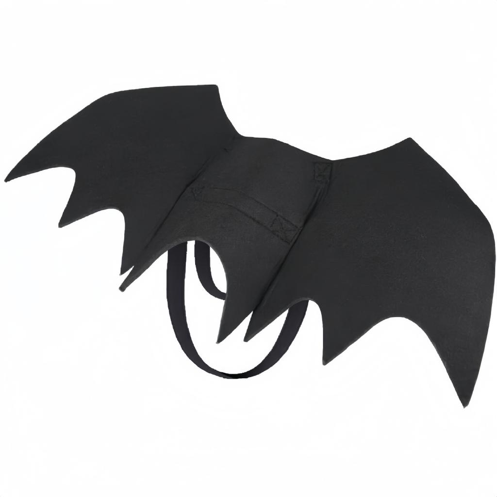 Pet Bat Wings Felt Straps Magic Tape Self-adhesive Clothing for Small Cat Dogs Transformation Parties Halloween Funny Costumes
