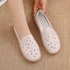 Nurse shoes summer breathable soft sole 2025 new mother soft sole maternity shoes Mori single shoes women's breathable hole shoes