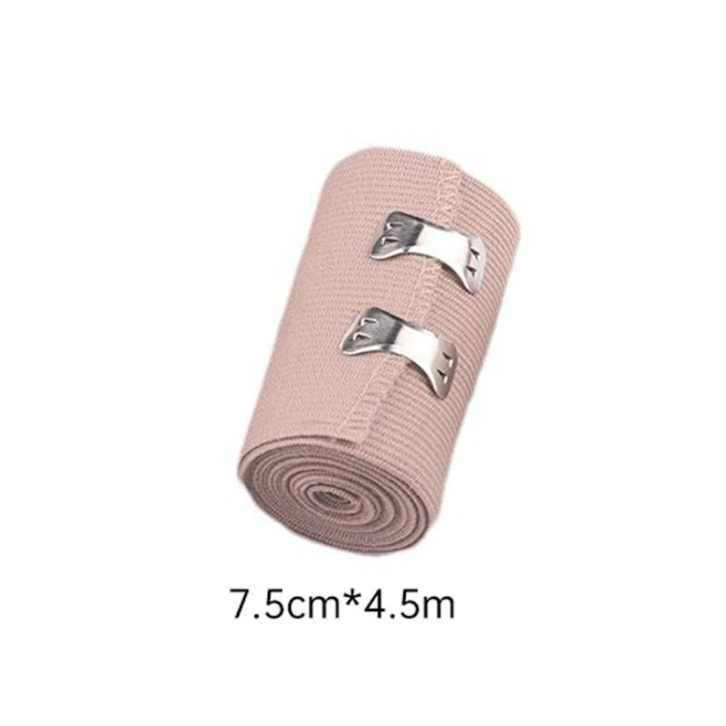 Hoch elastisches Reiskorn-Graues Verbandtuch, Hautfarbenes Hoch elastisches Gummi-Verbandtuch Sport-Schutz-Fußgelenkbandage