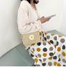 SCIONE Net Red Small Bag 2020 Women Messenger Bag Straw Woven Bag Small Square Bag Shoulder Bag