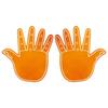 Oversized Reusable Foam Cheering Gloves Lightweight Props for Stadium Games and Group Celebrations