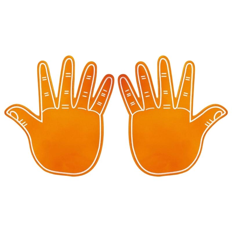 Oversized Reusable Foam Cheering Gloves Lightweight Props for Stadium Games and Group Celebrations