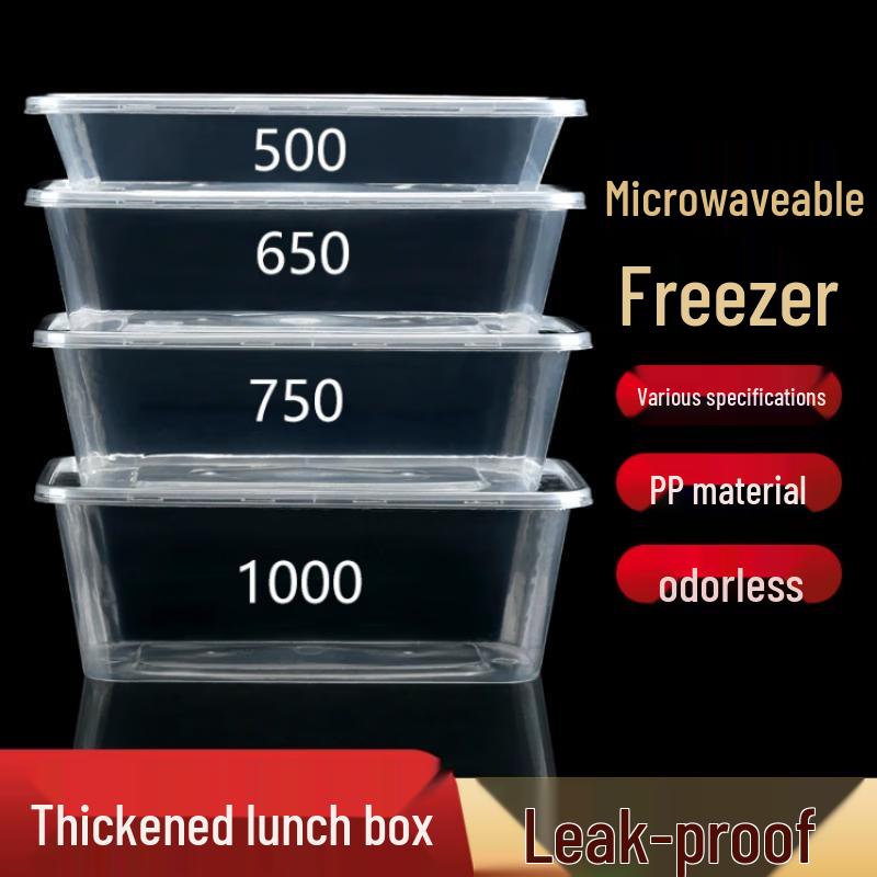 Saikeyou Disposable Plastic Takeaway Containers