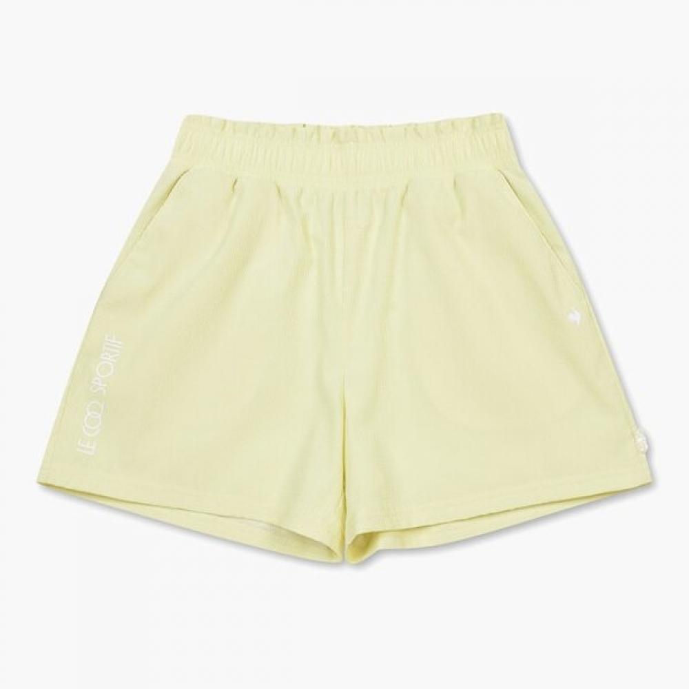 

Le Coq Sportif Women S SeerSucker A Line ShortS Wyl WYL yellow/70 S